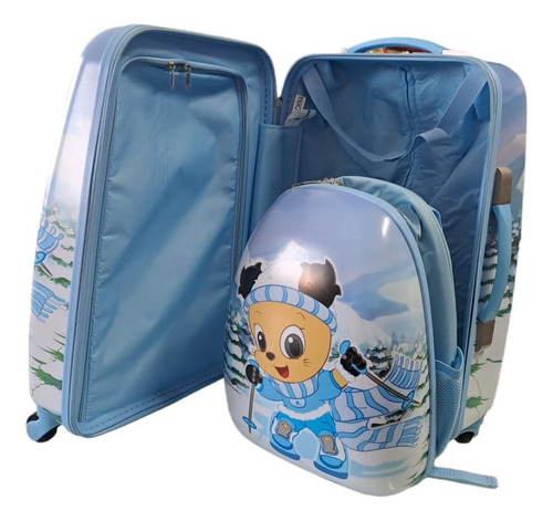 Set Maleta Mochila Kit De Equipaje Para Niños