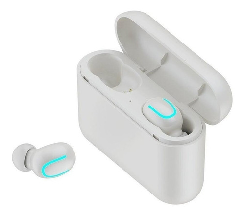 Imagem 3 de 3 de Fone de ouvido in-ear sem fio HBQ Q32 white