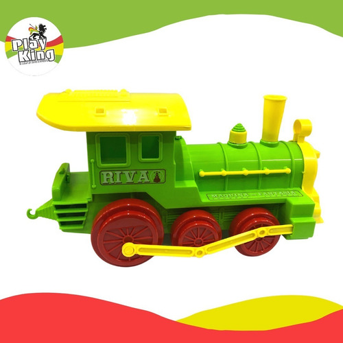 Imagen 3 de 8 de Tren Grande Locomotora Arrastre Riva Calesita Playking
