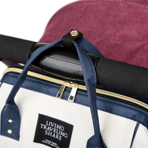 Mochila Bolsa Maternidade Bebê Multifuncional Mamãe Barata Cor Vermelho