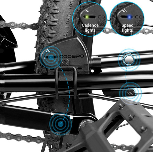Sensor Bk805 Ant+ Bluet Cadencia Y Velocidad Simultaneo Bici