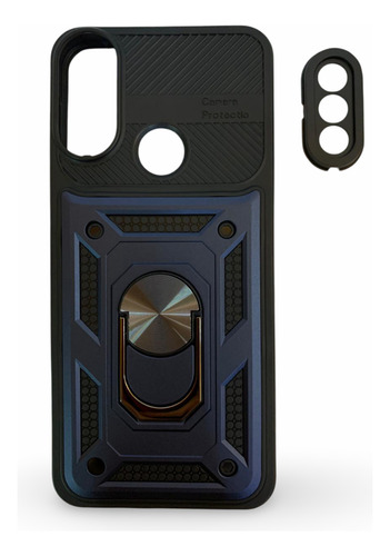 Funda Uso Rudo Con Anillo Para Motorola Moto E7i Power
