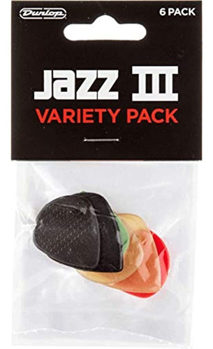 Paquete De Variedades Dunlop Pvp103 Jazz Iii  Palillos De Se