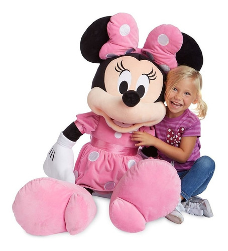 Peluche Minnie Mouse Rosa 117cm Jumbo Disney Store