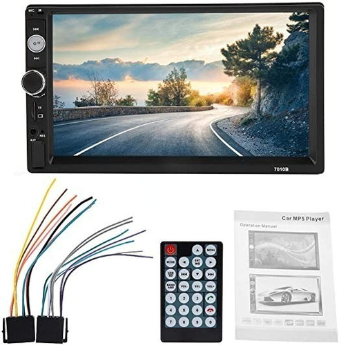 Estereo Auto Doble Din Pantalla Táctil Fm/bluetooth 7010b