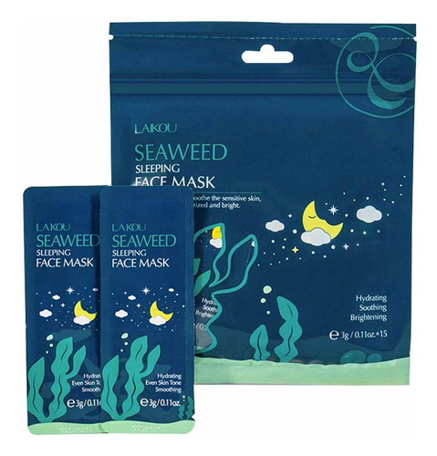 Hr Mascarilla For Dormir De Algas Marinas Piel Hidratantes