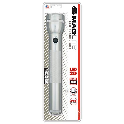 Maglite Led 3-cell D De La Linterna, De Plata.