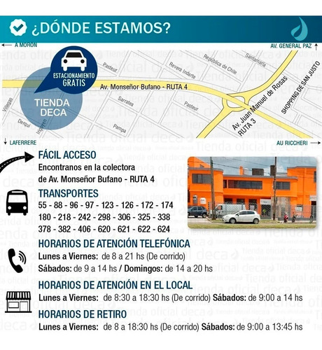 Imagen 8 de 8 de Combo Inodoro Corto Deca Vogue Tapa Valvula Boton Hydra