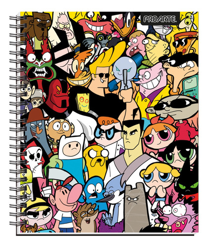 Cuaderno Universitario Proarte Cartoon Network 100h 7mm X 5