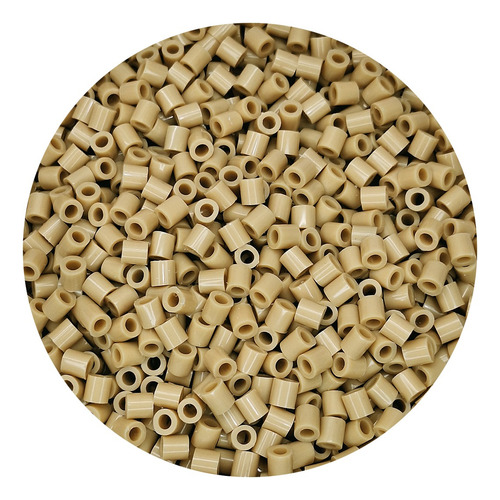 1kilo Hama Beads 5mm Color A , 18000beads Aprox Color CAFE CREMA Diámetro 5 mm