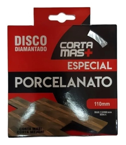 Disco Diamantado Corta Mas Para Porcelanato 4 1/2