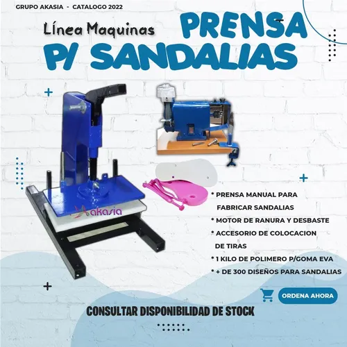 Máquina para cortar online sandalias de goma eva