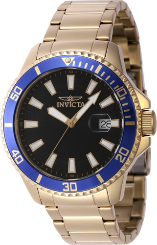 Reloj Para Hombres Invicta Pro Diver 46139 Oro