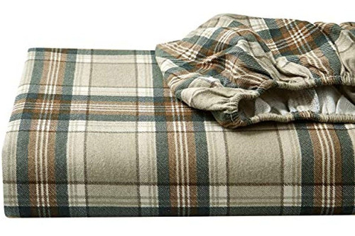 Eddie Bauer Edgewood Tartan De Masajes Franela