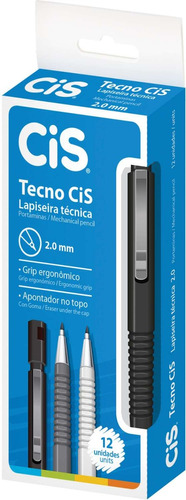 Lapiseira 2.0mm Tecno Cis 3cores Sertic Cx.c/12