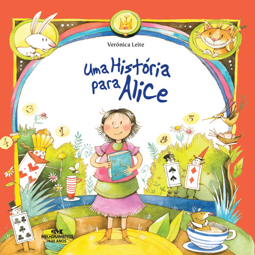 Uma História para Alice, de Leite, Verónica. Série Quadrinhos Editora Melhoramentos Ltda., capa mole em português, 2010