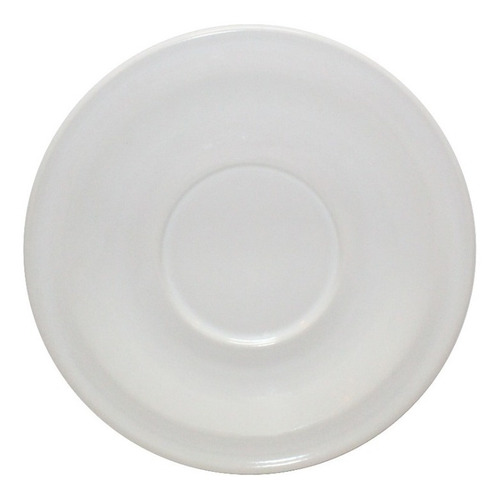 24pz Plato Para Taza 15cm Santa Anita Blanco