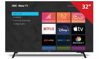 Smart Tv 32 Pulgadas Aoc 32s5135/77g Hd Roku Tv Ranet Online