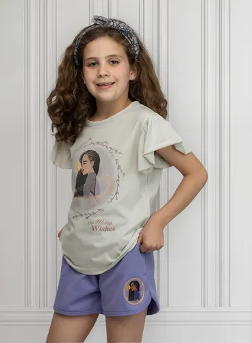 Polera Niña So Many Wish Gris Disney