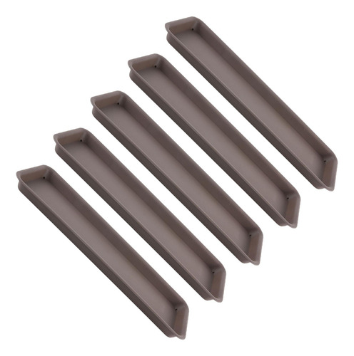 Saucers De Planta De 5 Piezas Plantillas Platillos De Gris