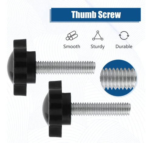 Tornillo De Pulgar M6 X 25mm - 10 Piezas