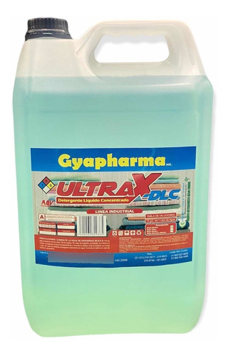 Ultrax Dlc Detergente Liquido Concentrado Para Ropa 20 Lts.