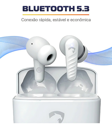 Fone Ouvido Sem Fio Tws Amet Sound Pro Bluetooth 5.3 Cancelamento De Ruídos