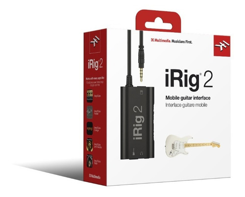 Imagem 3 de 10 de Interface De Audio Guitarra Irig 2 Ios Android Mac Portatil