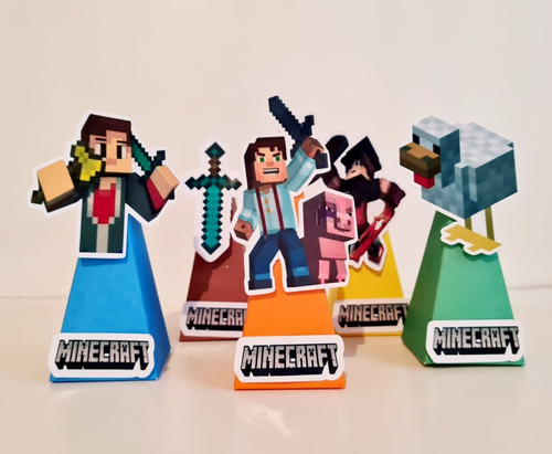 Kit Festa Lembrancinha Minecraft 73 Itens