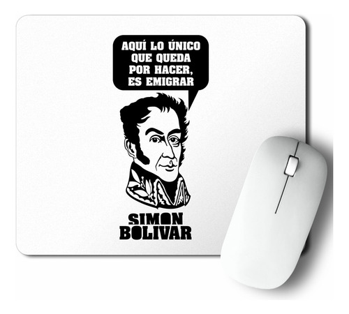 Mouse Pad Simon Bolivar (d0095 Boleto.store)