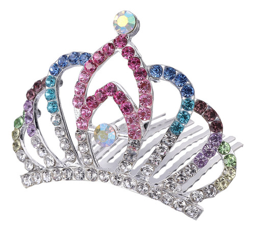 Diadema De Tiara De Cristal Colorido Para Fiesta Infantil