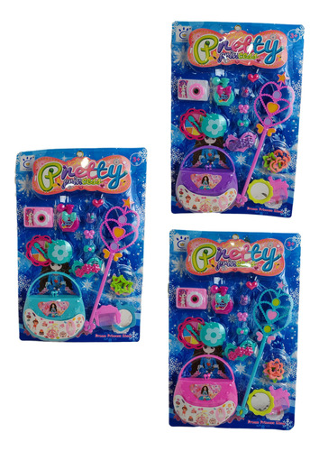 Set De Juguete Maquillaje 3pzas