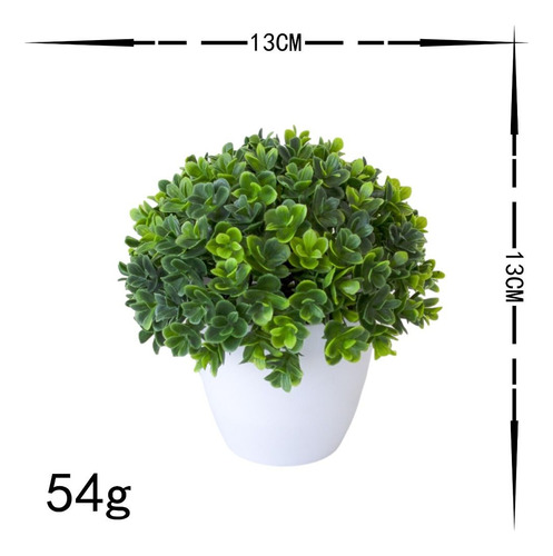 Centros De Mesa Artificiais De Bonsai E Eucalipto