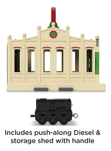 Thomas Friends Connect Go Shed Y Motores De Trenes De Empuje