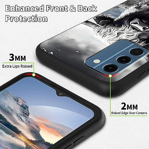 For Nokia C300 6.52 Soft Tpu Phone Cover Fit Women Men, Hyb