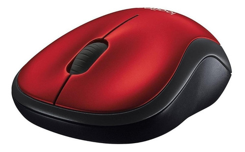 Imagen 3 de 3 de Mouse Logitech M185 rojo