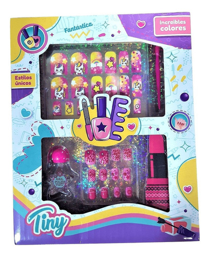 Set Infantil Tiny De Uñas En Caja Cod 53708 Loony Toys
