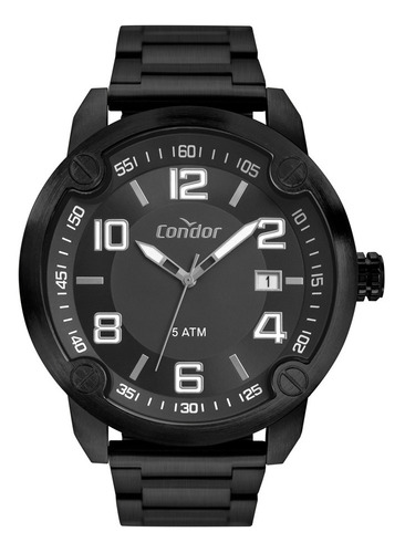 Relógio Masculino Condor Preto Co2415br/4p