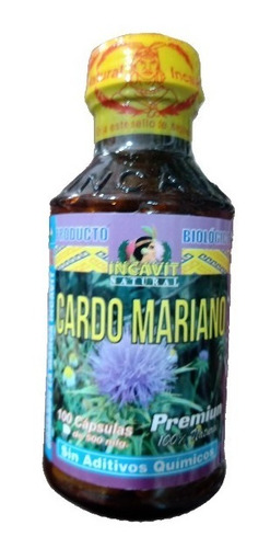 Cardo Mariano 100 Capsulas 500 Mg