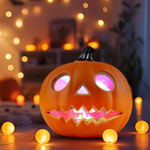 Lámpara Led Con Forma De Calabaza For Halloween Creat Fashi