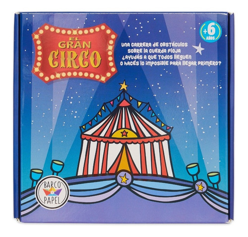 Imagen 1 de 4 de Juego de Mesa Didáctico El Gran Circo Barco de Papel 2020