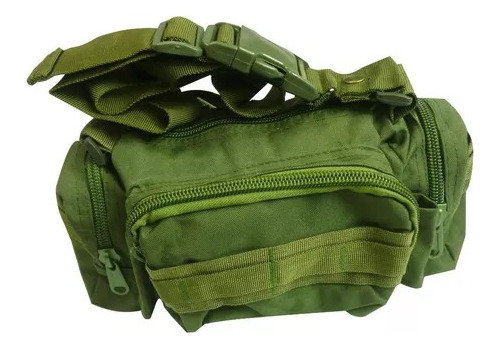 Canguro Táctico Militar Camping Trekking Color Verde Militar