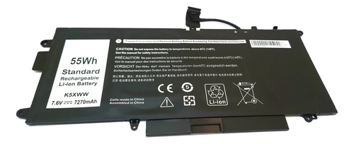 Bateria K5xww Para Dell Latitude 7389 7390 Latitude 12 5000