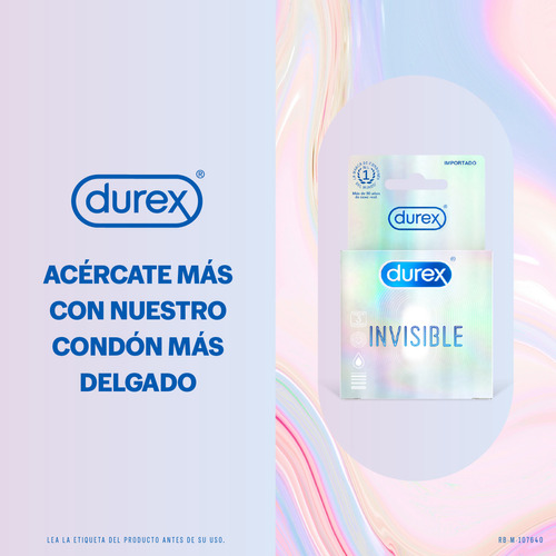 Condones Durex Sensitivo Ultra Delgado X 3und