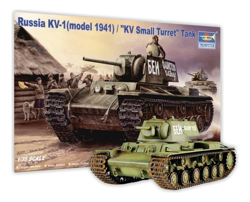 Maqueta P/armar Kv-1 1941 Small Turret 1/35 Trumpeter 0356