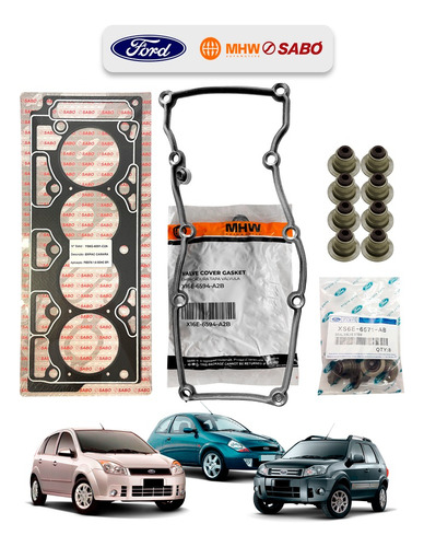 Kit Ford Fiesta, Ka (empacadura Camara Y T/v , Gomas)