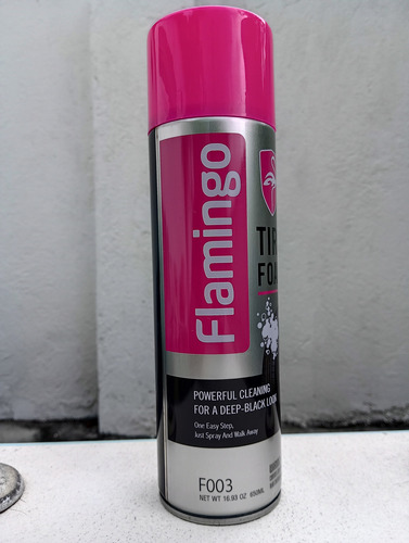 Limpiador De Cauchos En Espuma Tire Foam Flamingo 650ml