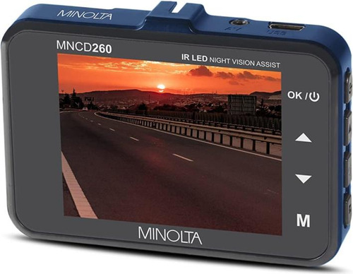 Minolta Mncdp Monitor Lcd De Videocámara Para Automóvil Con