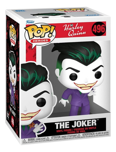 Funko Pop! Heroes: Dc - Harley Quinn, The Joker 496