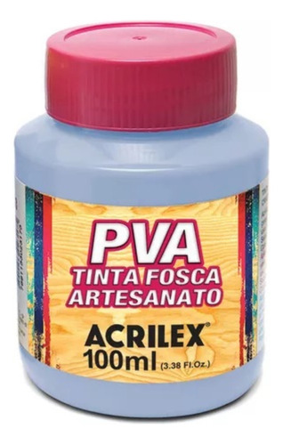 Tinta Fosca Artesanato Pva 100ml Lavanda Acrilex C/6un
